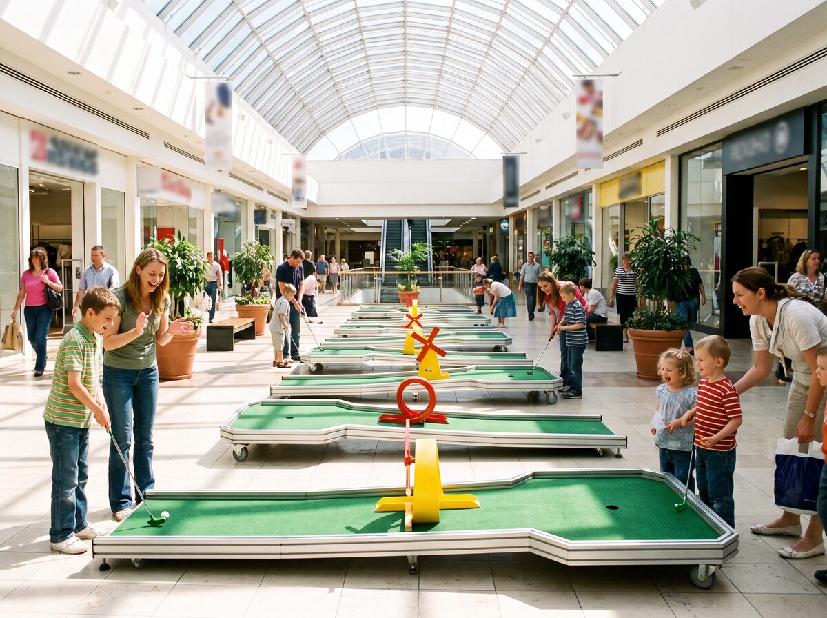 Minigolfanlage – Einkaufszentren