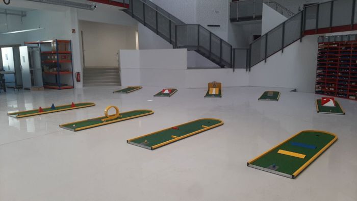 Inhouse-Veranstaltung mit Minigolf