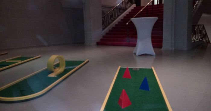 Minigolfbahn im Hotel